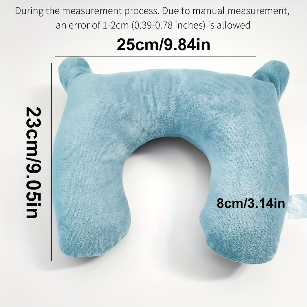 1pc Baby Baby Child U-Shaped Pillow, Safety Seat Pillow Neck Pillow - Soft And Fast Rebound, with Two Small Corners More Cute, Car Special U-Shaped Pillow, a Perfect Gift for Boys And Girls