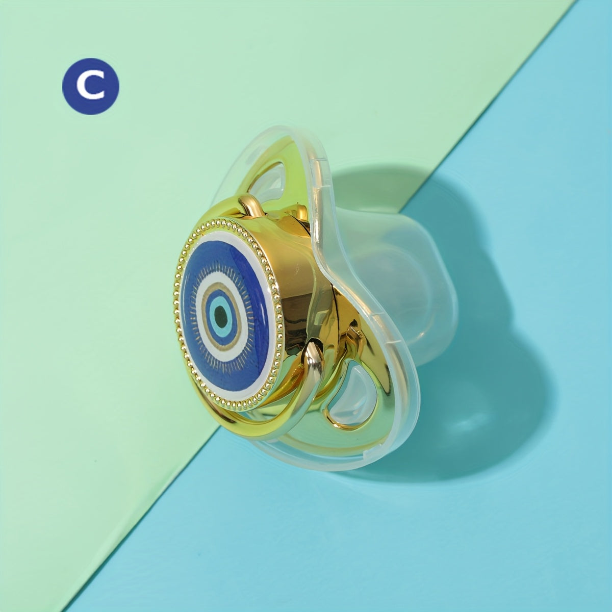 1 Soccer Ball, American Flag, Devil's Eye Silicone Printed Pacifier - Integrated Design with Dust Cover, Easy to Clean, Ideal Baby Party Gift, Multiple Options Available