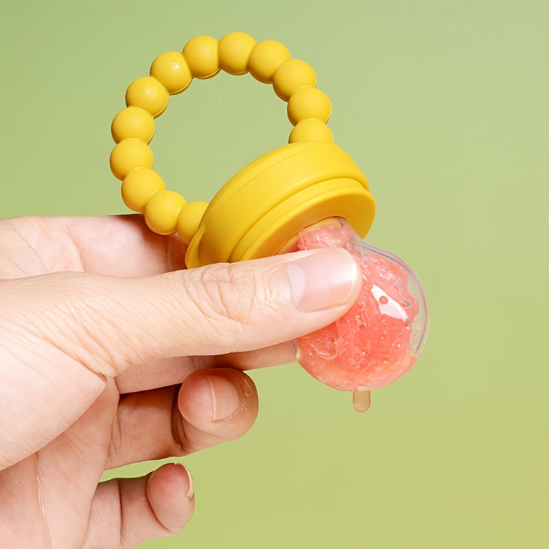 Silicone Pacifier - Fruit & Vegetable Bites for Teething, Supplemental Food, Ideal Christmas & Halloween Gift