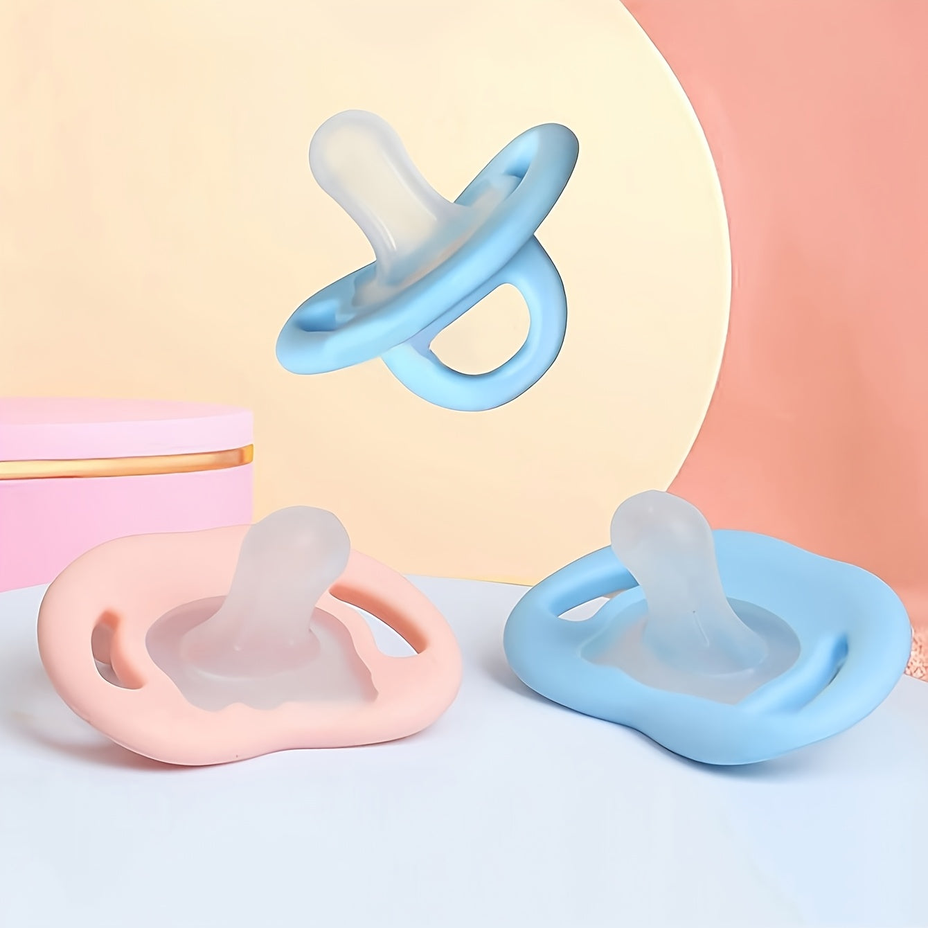Soft Touch Silicone Youngsters Soothing Item with Thumb Nipple, Youngsters Soother, Youngsters Shower Gift