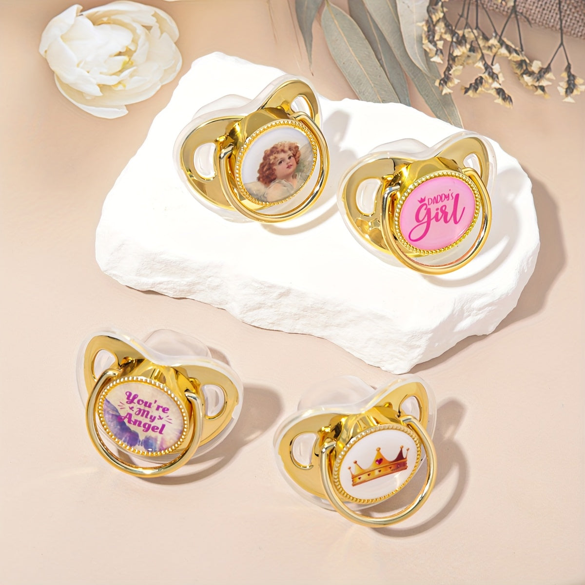 1 Dustproof Silicone Nipple With Multiple Styles To Choose From, Easy To Clean, Soft And Comfortable, Suitable For Day And Night Use, Perfect For Both Boys And Girls, And An Ideal Baby Party GifT Dustproof Design With Cover