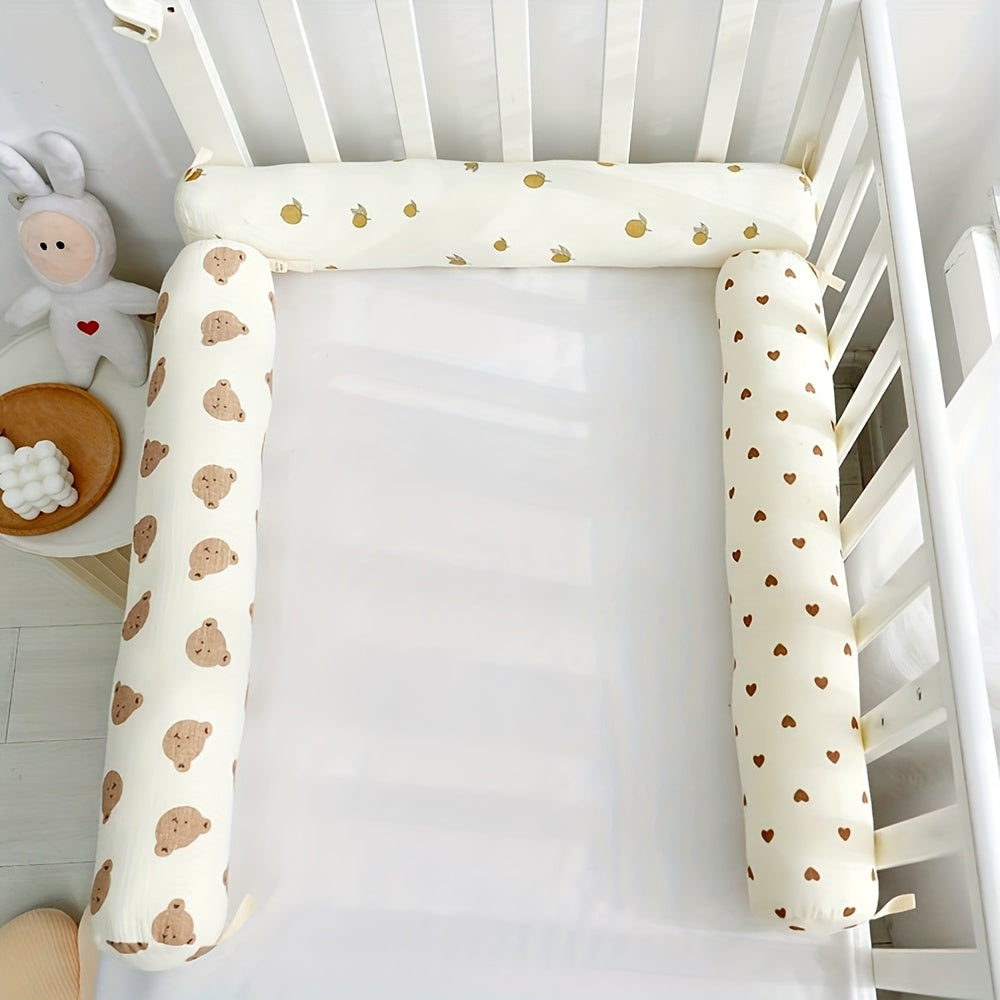 2pcs Cylindrical Pillow Side-Sleeping Bedside Comfort Cushion Long Throw Pillows Removable Washable Headboard Bolster