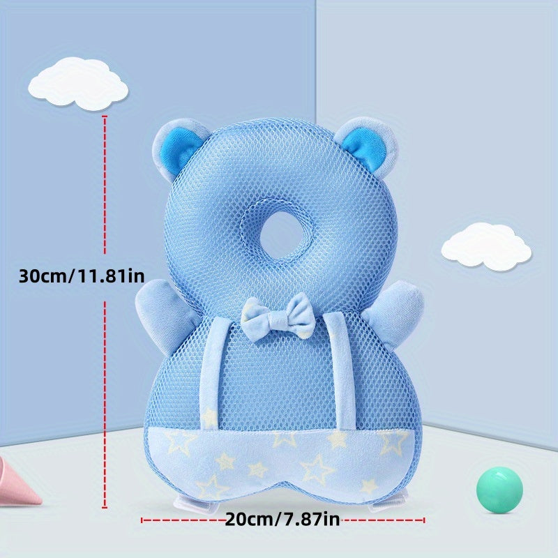 Adjustable Cartoon Animal Plush Toys Cushion - Soft, Soothing Toy Backpack Pillow, Multicolor Polyester - Ideal Holiday Gift