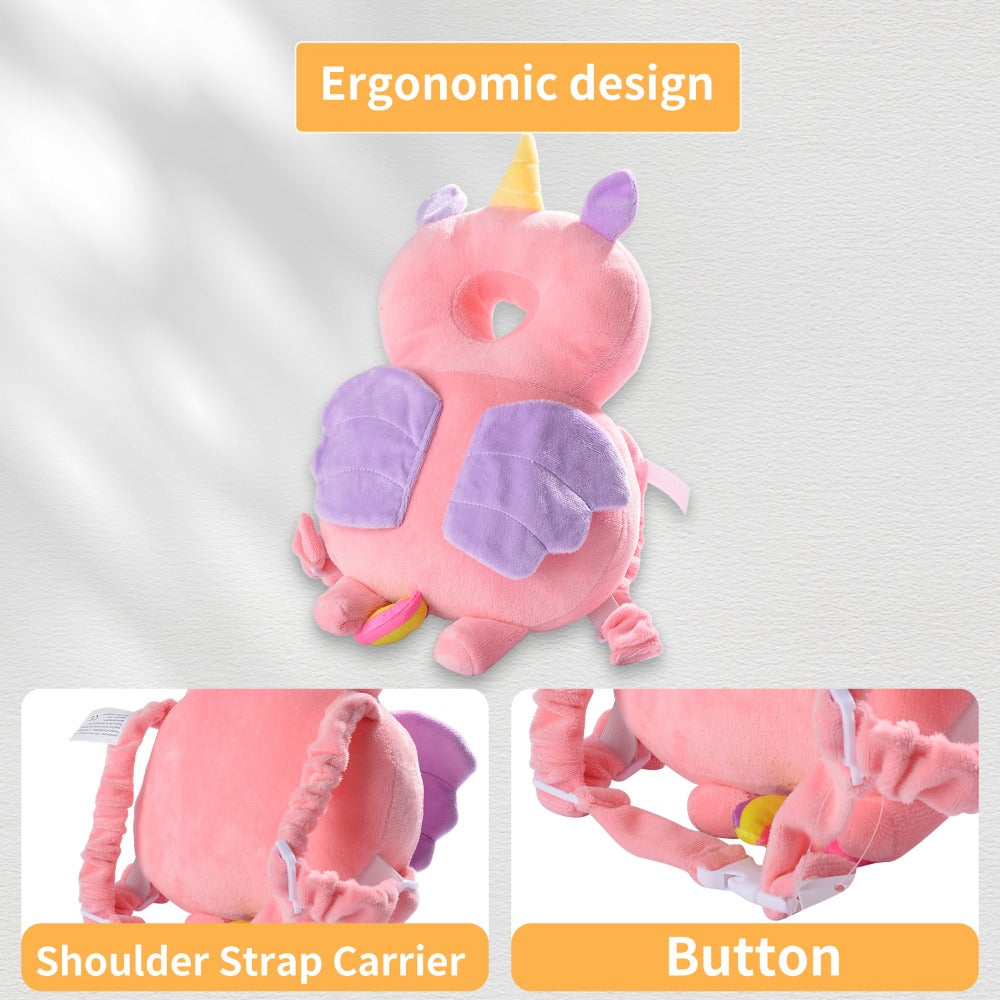 Adjustable Cartoon Animal Plush Toys Youngsters Cushion - Soft, Soothing Toy Backpack,Ideal Holiday Gift