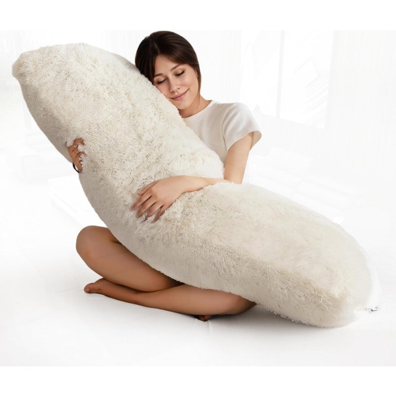 Body Pillow for Adults Extra Long Full Body Pillow with Removable Cover and Memory Foam Filling for Side Sleepers and Pregnancy Soft port Pillow hine Washable 20x54 Inch