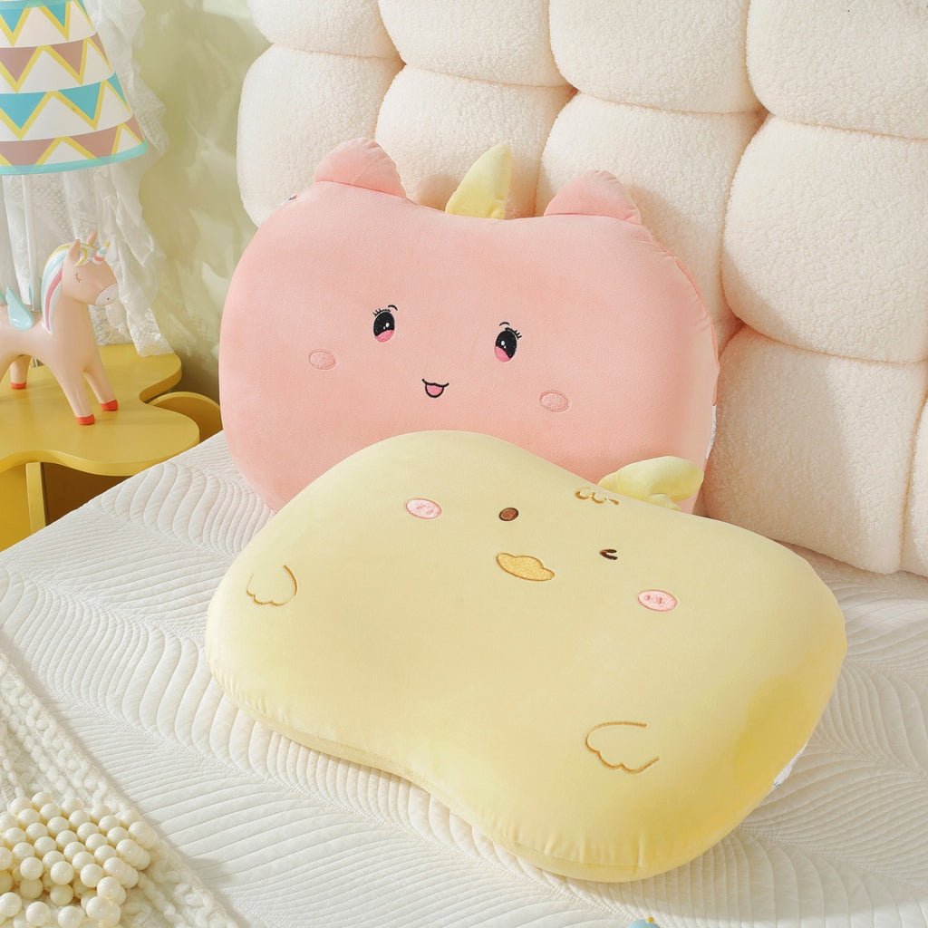 Cartoon cat belly, sleeping pillow, cute pillow, soft, memory pillow core