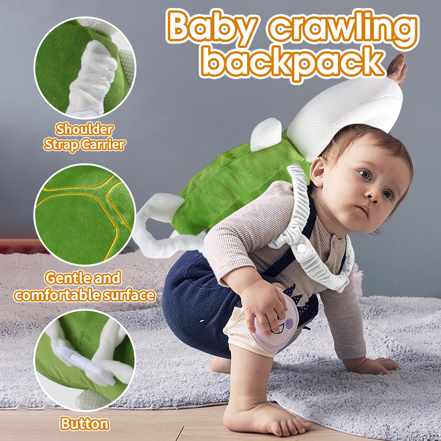 Adjustable Cartoon Animal Plush Toys Youngsters Cushion - Soft, Soothing Toy Backpack,Ideal Holiday Gift