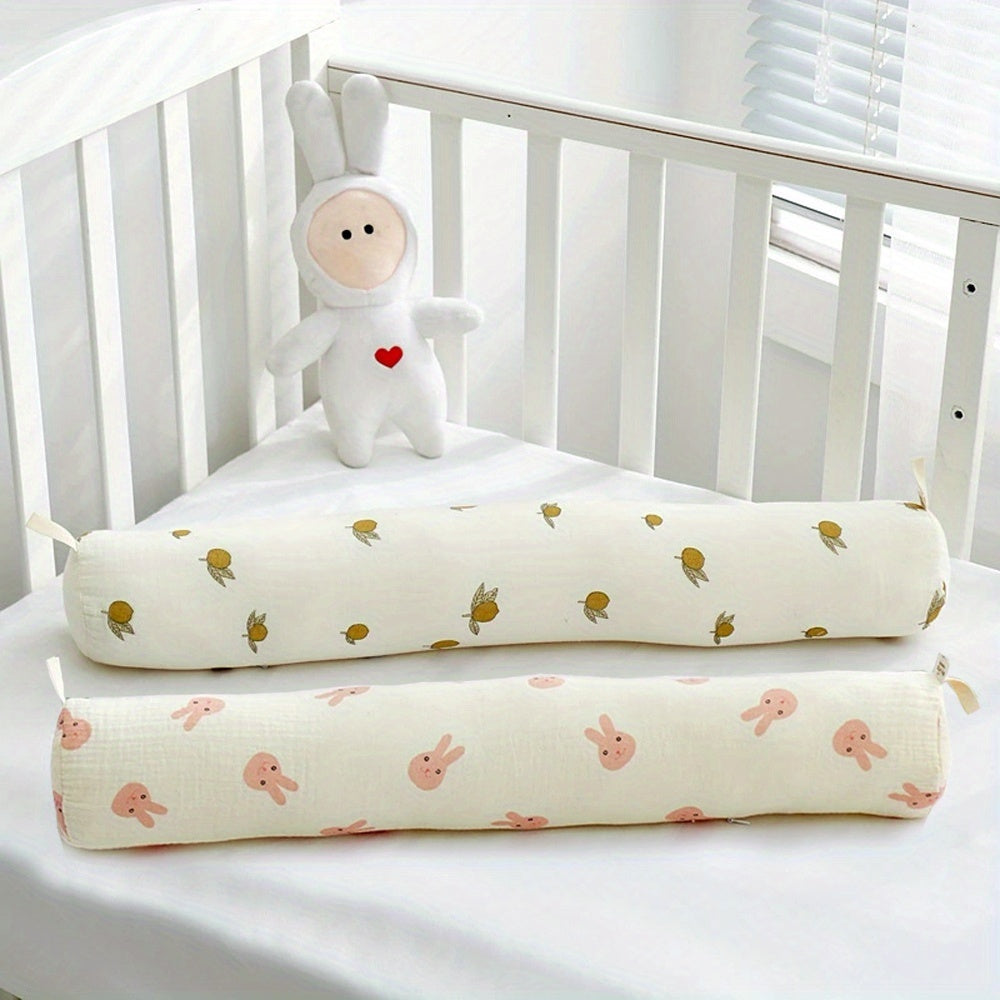 2pcs Cylindrical Pillow Side-Sleeping Bedside Comfort Cushion Long Throw Pillows Removable Washable Headboard Bolster