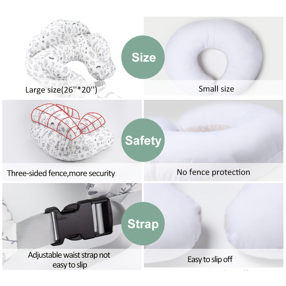 Multifunctional Pregnancy Pillow with Removable Cover - Support for Back, Legs, Belly, Pillow for Women, Mother, Mother's Day Gift