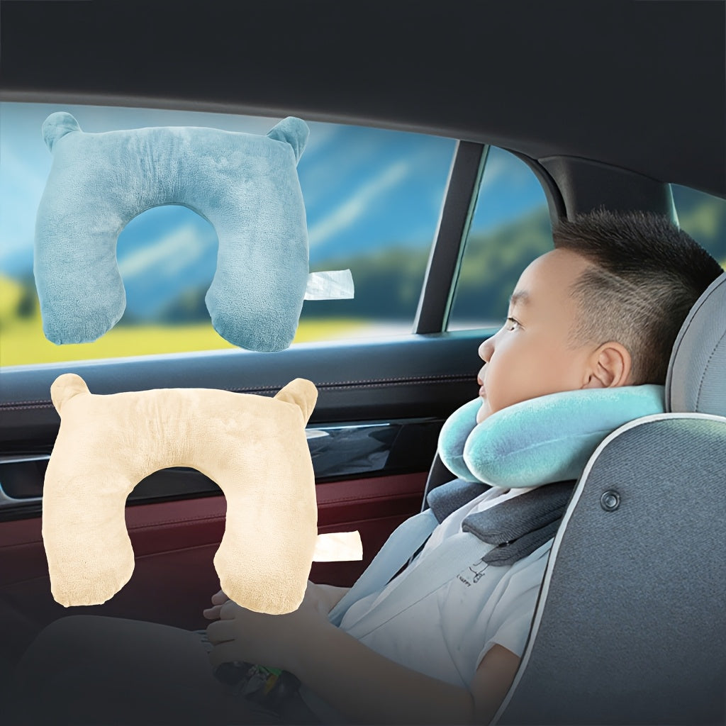 1pc Baby Baby Child U-Shaped Pillow, Safety Seat Pillow Neck Pillow - Soft And Fast Rebound, with Two Small Corners More Cute, Car Special U-Shaped Pillow, a Perfect Gift for Boys And Girls