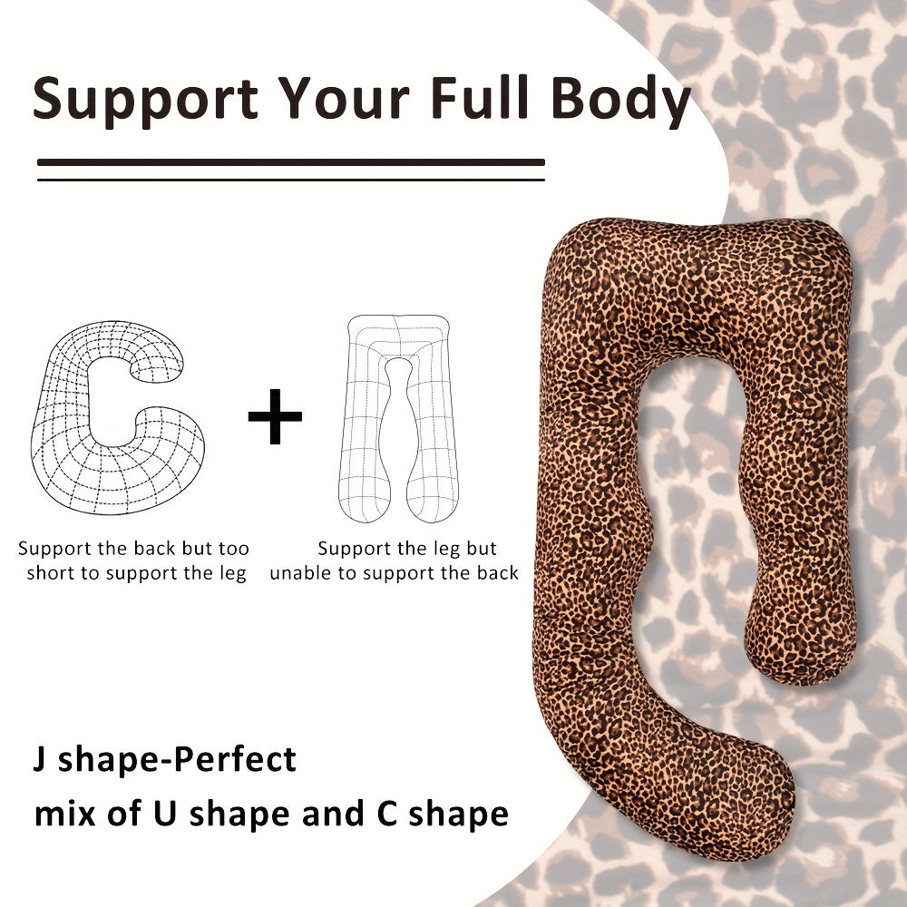 60inch J Shape Pregnancy Pillow For Sleeping, With Removable Cover, Full Body Pillow For Adults, Maternity Pillow, Pregnant Women Must Haves