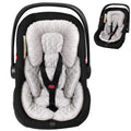 Infant Carseat Insert 2 in 1 Reversible Baby Car Seat Cushion for Newborn Toddler Head Body Support Car Seat Pad for Carseats Strollers Swings Bouncers