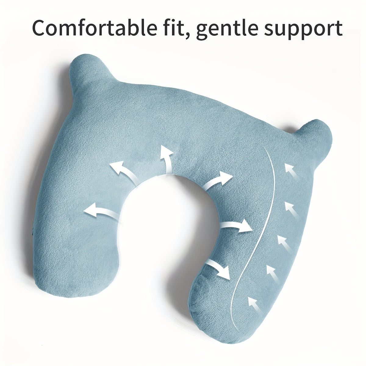 1pc Baby Baby Child U-Shaped Pillow, Safety Seat Pillow Neck Pillow - Soft And Fast Rebound, with Two Small Corners More Cute, Car Special U-Shaped Pillow, a Perfect Gift for Boys And Girls