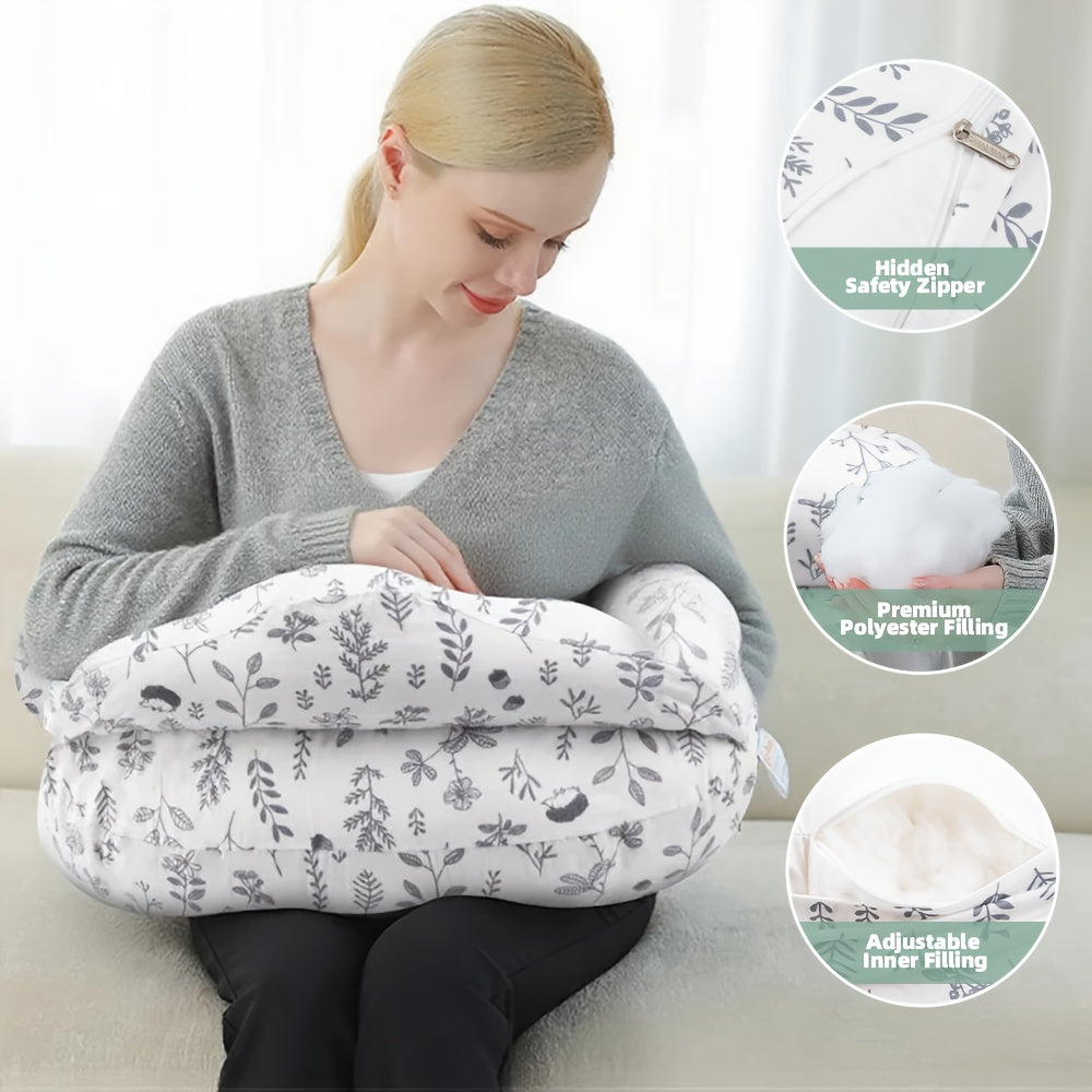 Multifunctional Pregnancy Pillow with Removable Cover - Support for Back, Legs, Belly, Pillow for Women, Mother, Mother's Day Gift