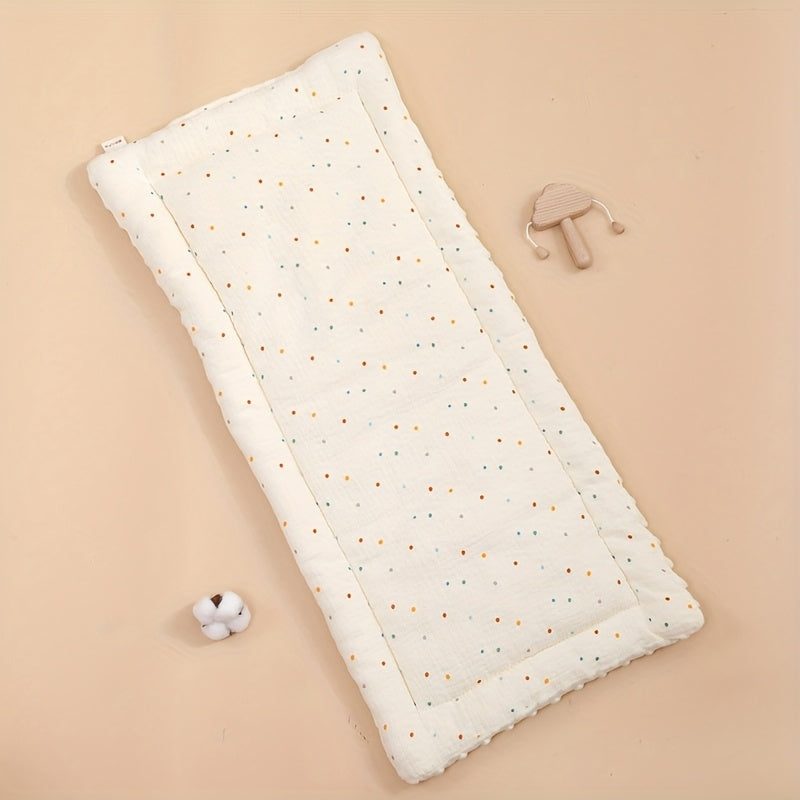 Bambinocomfort, Boobee Soft Bean Velvet Youngsters Stroller Cushion - Comfortable & Cozy, Perfect for Dining Chairs and Strollers, Ideal for Home or Travel, Mixed\u002F Yellow, Christmas