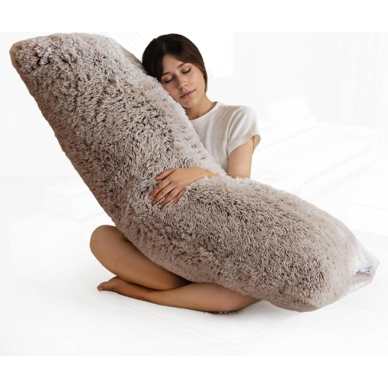 Body Pillow for Adults Extra Long Full Body Pillow with Removable Cover and Memory Foam Filling for Side Sleepers and Pregnancy Soft port Pillow hine Washable 20x54 Inch