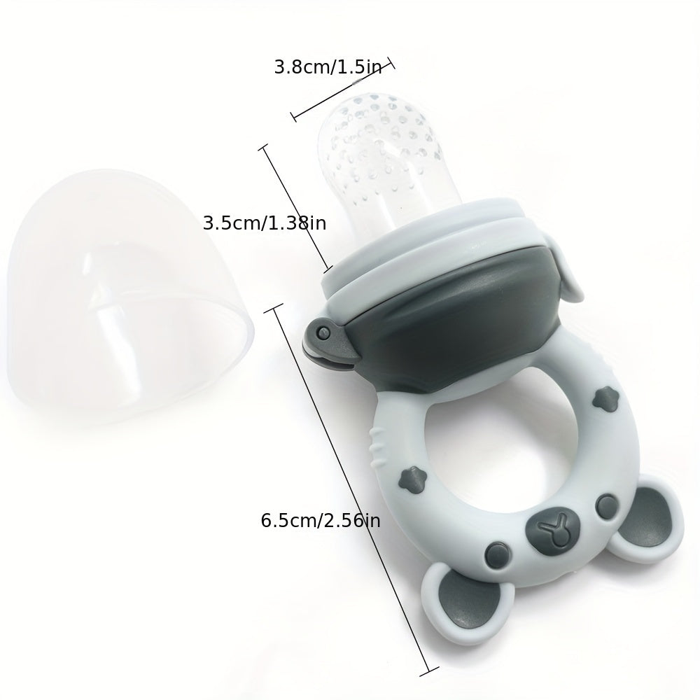 Silicone Fruit And Vegetable Feeding Pacifier for Infants 0-3 Years - Food-Grade with Fresh Feeder And Breastmilk Popsicle Mold Features