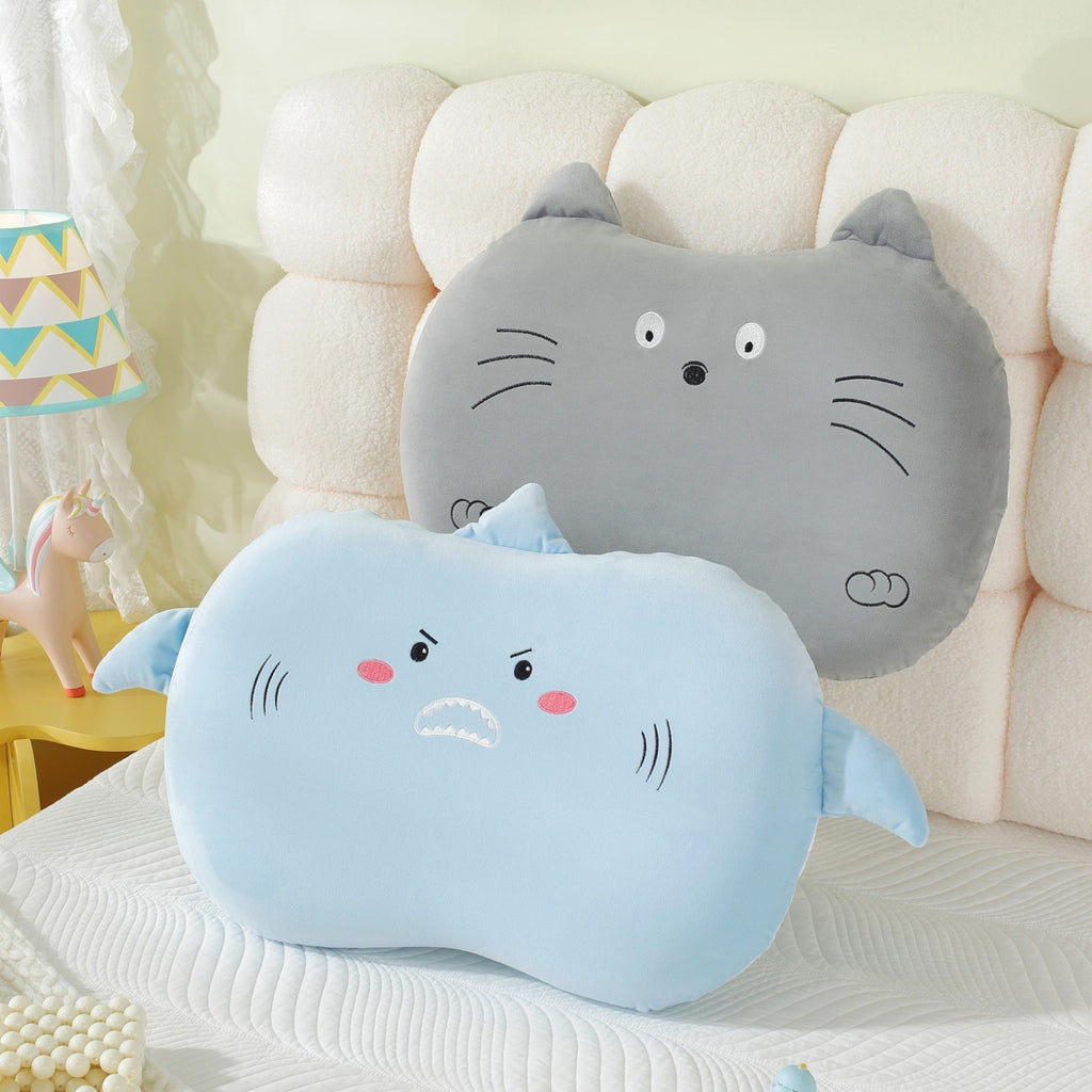 Cartoon cat belly, sleeping pillow, cute pillow, soft, memory pillow core