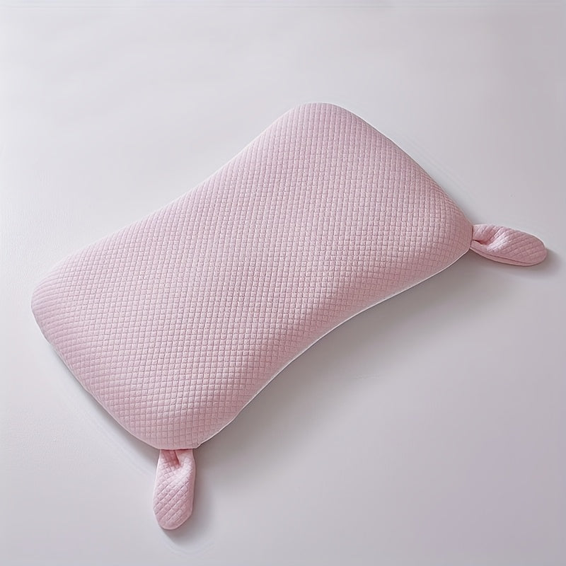 Classic Cartoon Small Pillow, Breathable, Soft Touch Fabric, Removable and Washable Polyester Fiber, with Three High-Density Inserts, Zipper Closure, Machine Washable, White Color, Multipurpose Use