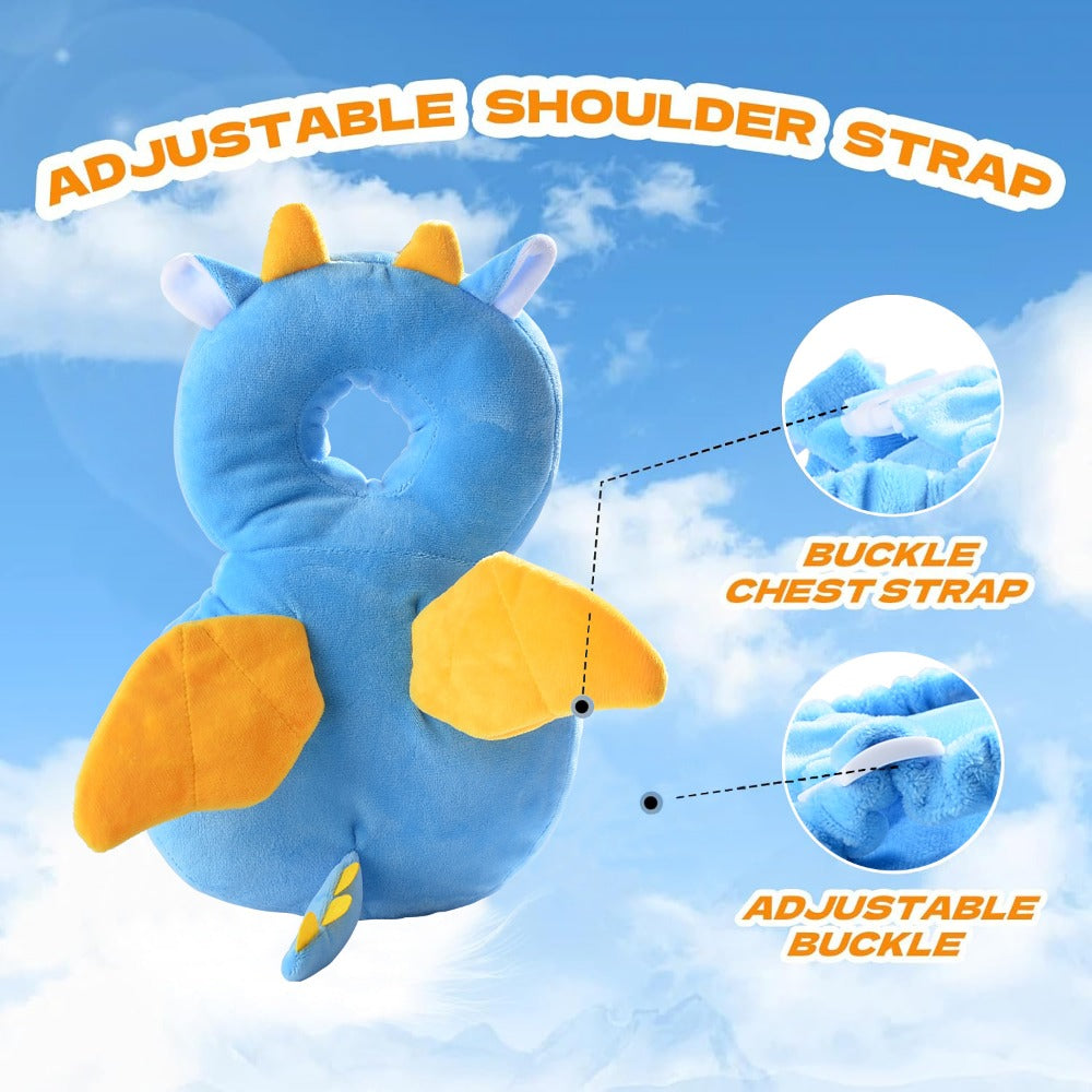 Adjustable Cartoon Animal Plush Toys Youngsters Cushion - Soft, Soothing Toy Backpack,Ideal Holiday Gift