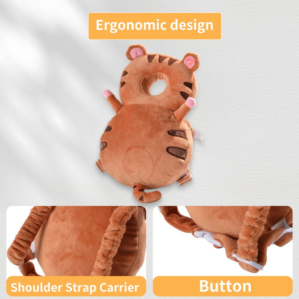 Adjustable Cartoon Animal Plush Toys Youngsters Cushion - Soft, Soothing Toy Backpack,Ideal Holiday Gift