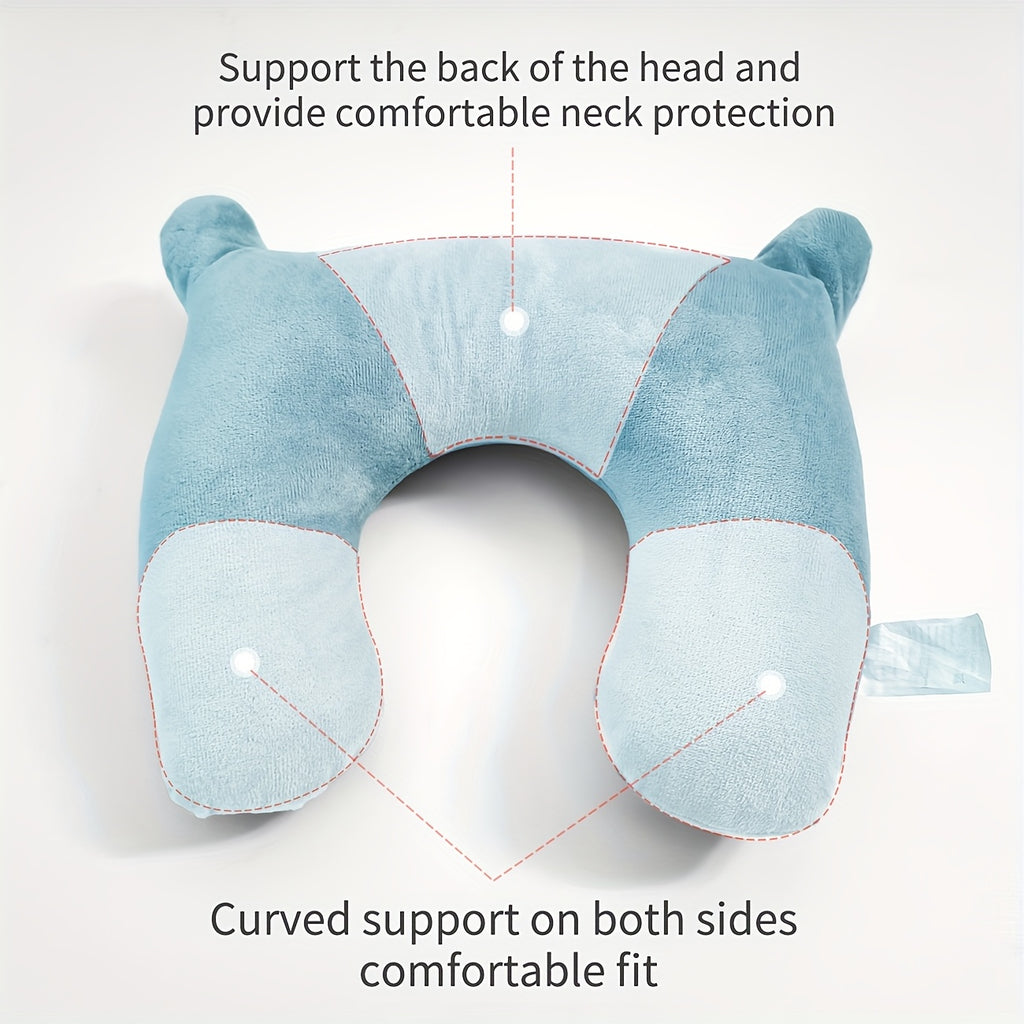 1pc Baby Baby Child U-Shaped Pillow, Safety Seat Pillow Neck Pillow - Soft And Fast Rebound, with Two Small Corners More Cute, Car Special U-Shaped Pillow, a Perfect Gift for Boys And Girls