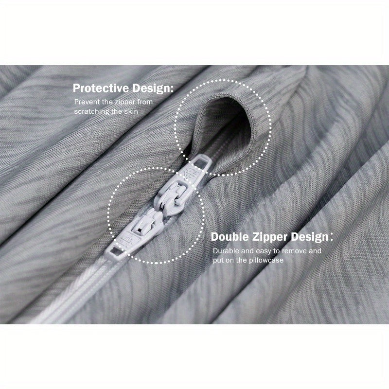 Cooling Pregnancy Pillow Maternity Pillow for Pregnant Women C Shaped for Side Sleeping Cooling Silky Grey