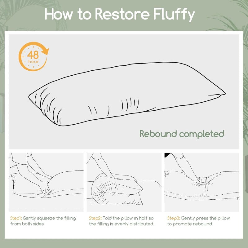 Body Pillow for Adults Extra Long Full Body Pillow with Removable Cover and Memory Foam Filling for Side Sleepers and Pregnancy Soft port Pillow hine Washable 20x54 Inch