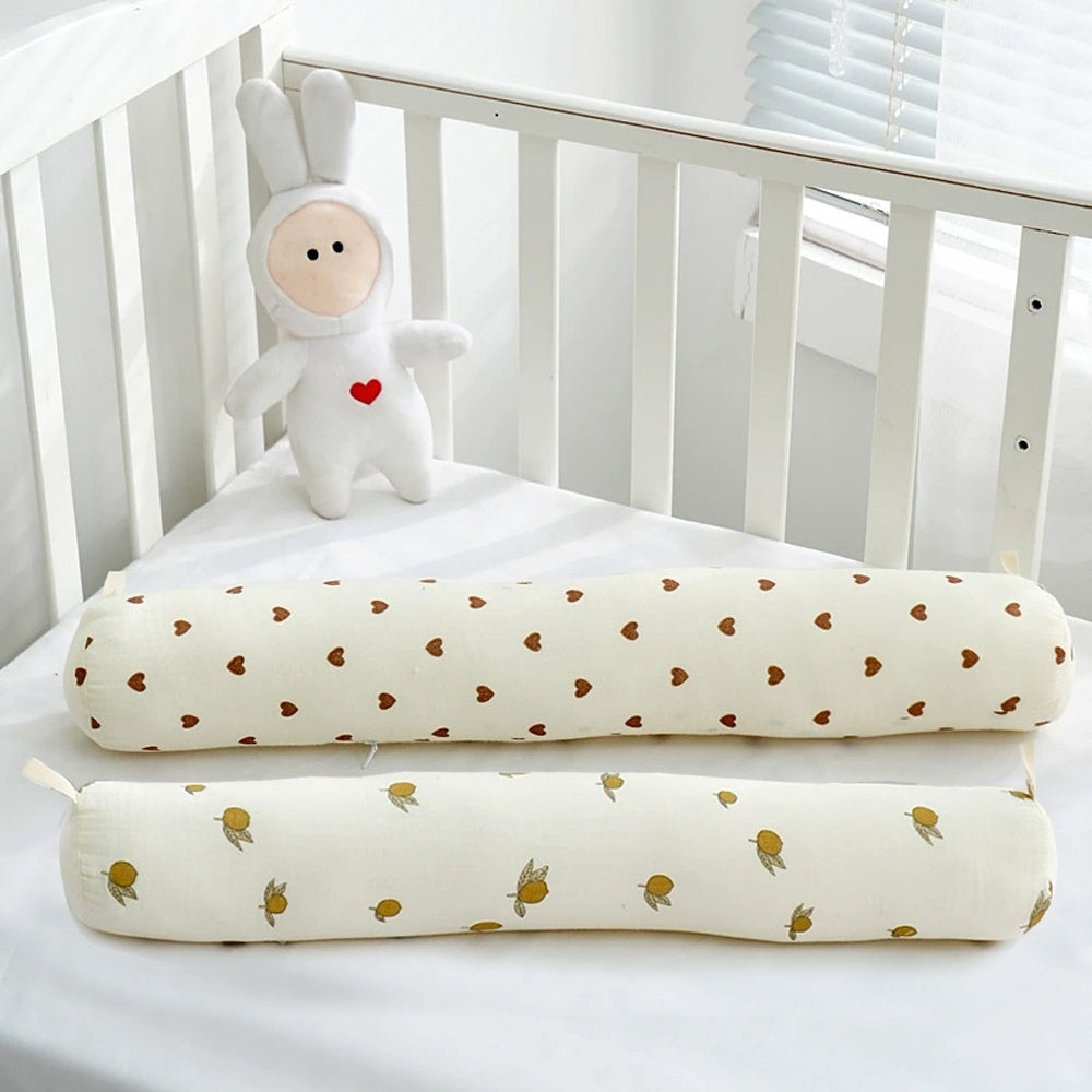 2pcs Cylindrical Pillow Side-Sleeping Bedside Comfort Cushion Long Throw Pillows Removable Washable Headboard Bolster