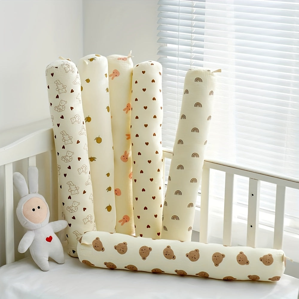 2pcs Cylindrical Pillow Side-Sleeping Bedside Comfort Cushion Long Throw Pillows Removable Washable Headboard Bolster