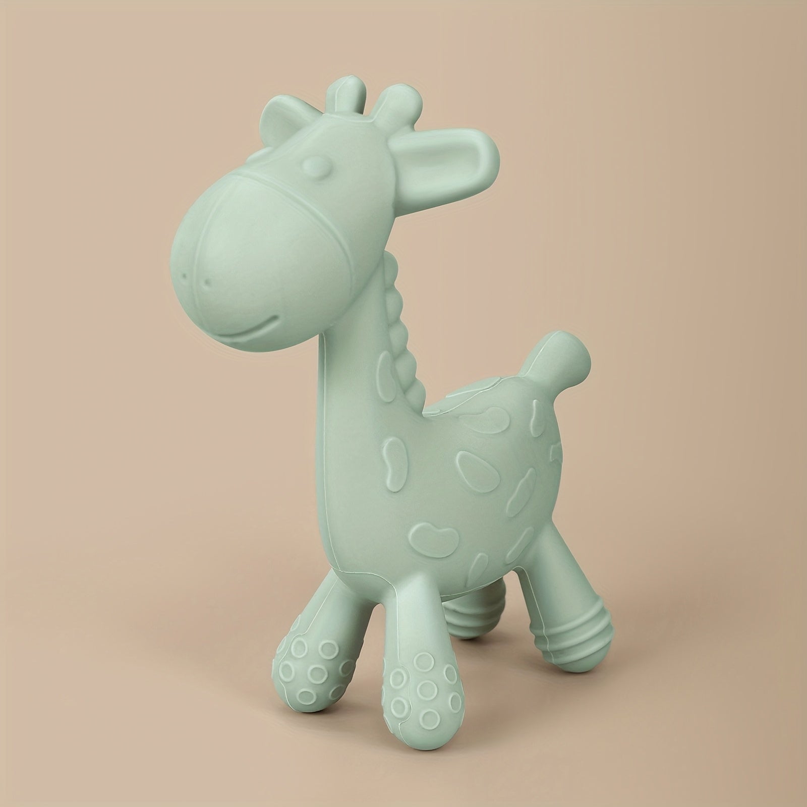 TYRY.HU Baby Deer Teething Toys, Christmas Thanksgiving Holiday Gifts for Babies, Food-Grade Silicone Teethers for Infants, Soothing Gums & Stocking Stuffers, BPA-Free Chew Toys