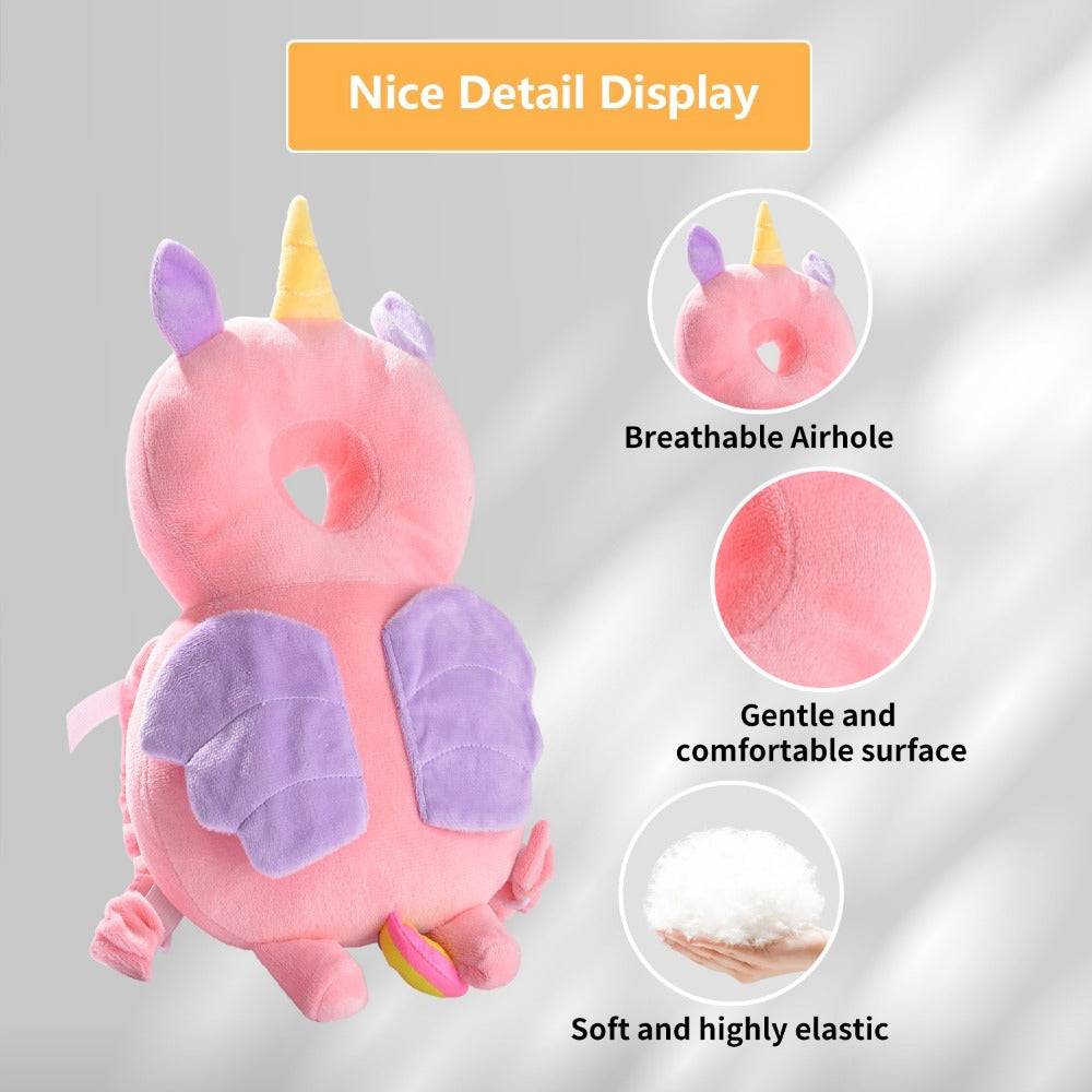 Adjustable Cartoon Animal Plush Toys Youngsters Cushion - Soft, Soothing Toy Backpack,Ideal Holiday Gift