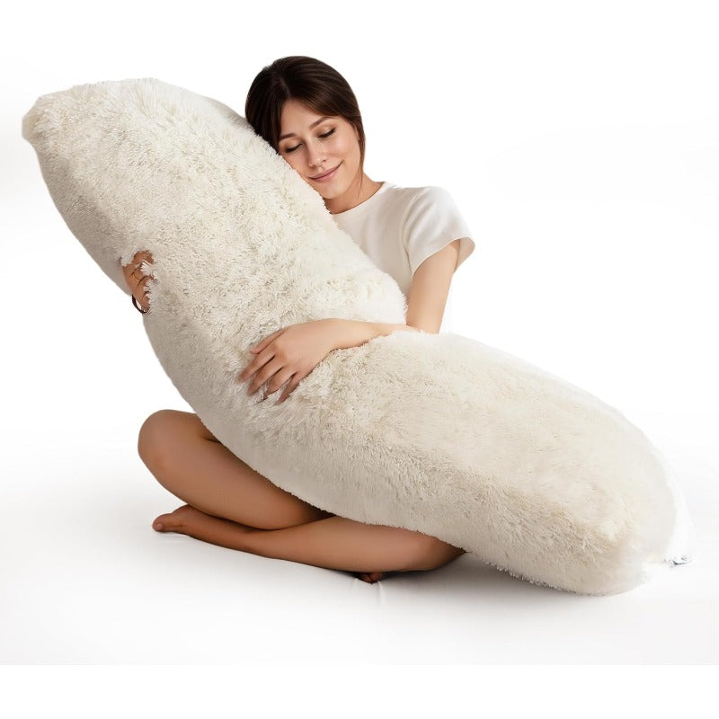 Body Pillow for Adults Extra Long Full Body Pillow with Removable Cover and Memory Foam Filling for Side Sleepers and Pregnancy Soft port Pillow hine Washable 20x54 Inch
