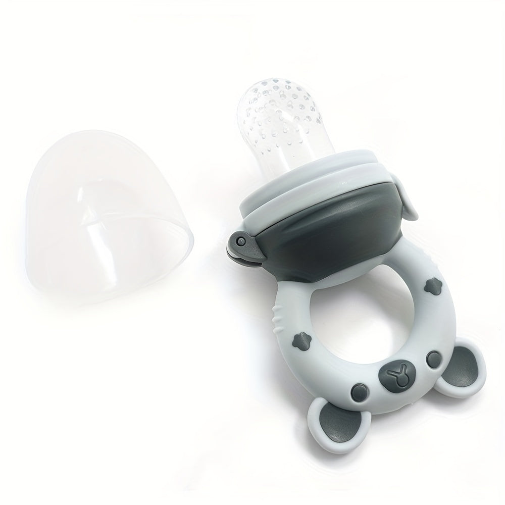 Silicone Fruit And Vegetable Feeding Pacifier for Infants 0-3 Years - Food-Grade with Fresh Feeder And Breastmilk Popsicle Mold Features