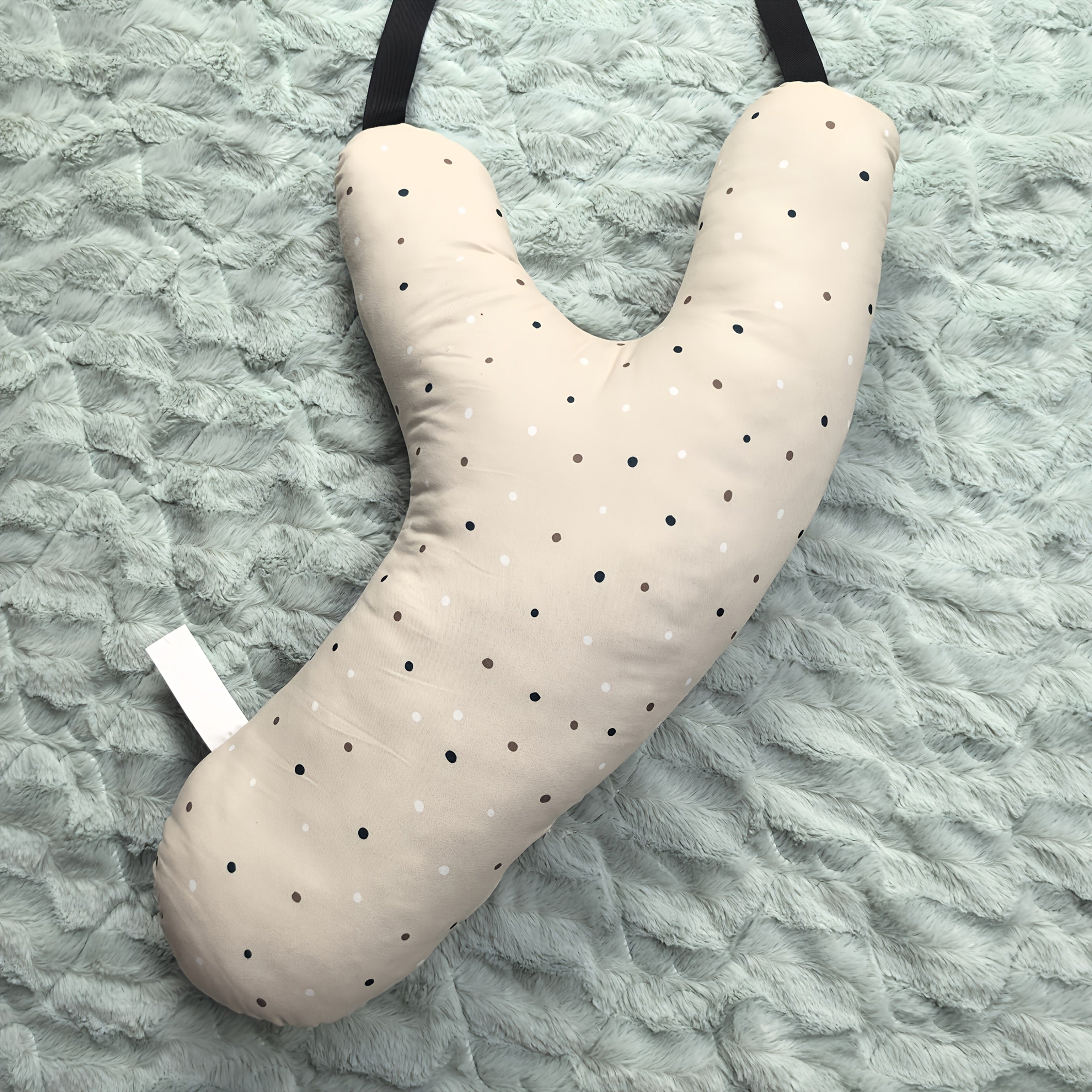 1-Pack Car Child Seat Pillow - Y-Shaped Travel Pillow with Soft Durable Fabric, Ergonomic Design for Long Car Trips, 4 Colors (Mixed) - Safe & Comfortable for Toddlers, Car Child Seat Accessories, Travel Baby Pillow, Yshaped Design, Sturdy Support