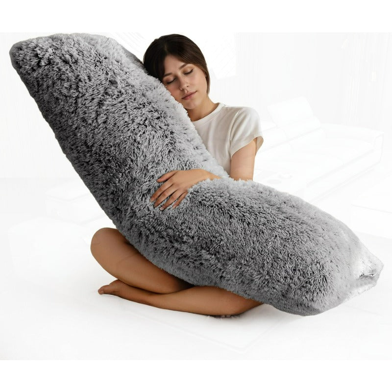 Body Pillow for Adults Extra Long Full Body Pillow with Removable Cover and Memory Foam Filling for Side Sleepers and Pregnancy Soft port Pillow hine Washable 20x54 Inch