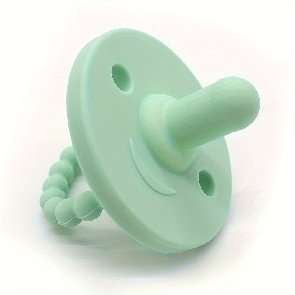 Soft Baby Pacifier Soft Silicone Baby Pacifier | Newborns Feeder Teethers Nipples Cute Soothe Nibbler Round Shape Soother for Boy and Girl