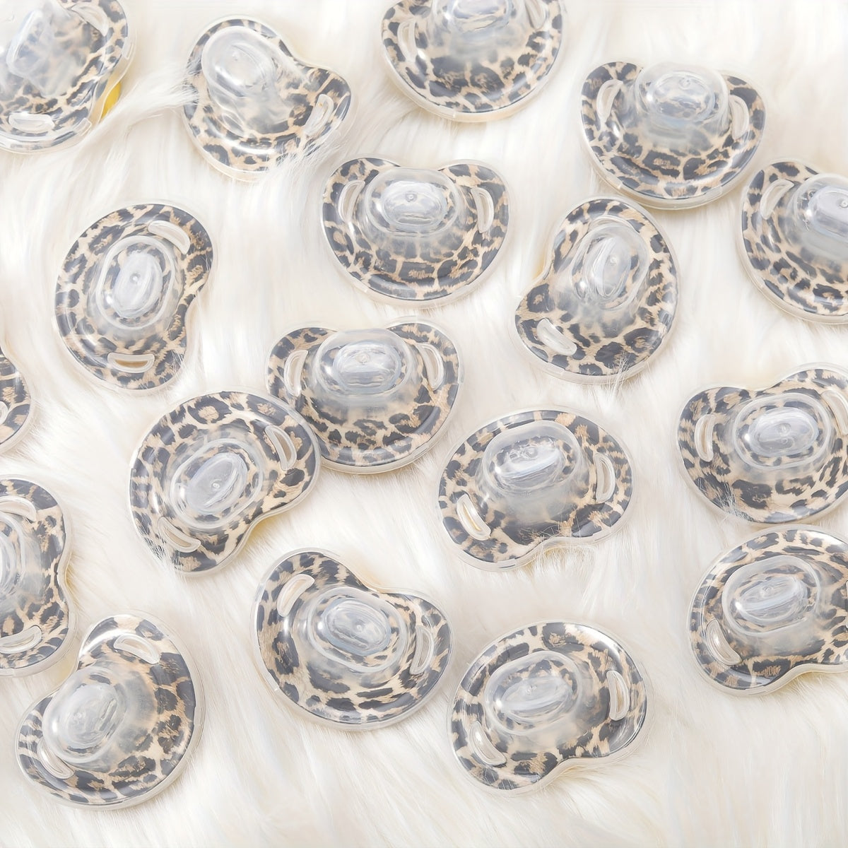 Golden Leopard Print Letter Pacifier with Dust-Proof Lid - Soft Silicone, Phthalate-Free, Safe & Comfortable Baby Teether for Boys & Girls - Multiple Alphabet Choices, Ideal Infant Gift, Toddler Pacifier, Playful Baby Accessory, Phthalatefree Pacifier