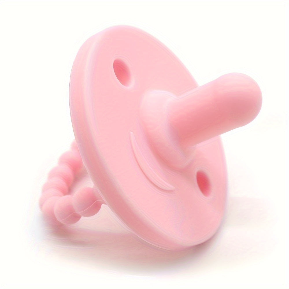 Soft Baby Pacifier Soft Silicone Baby Pacifier | Newborns Feeder Teethers Nipples Cute Soothe Nibbler Round Shape Soother for Boy and Girl