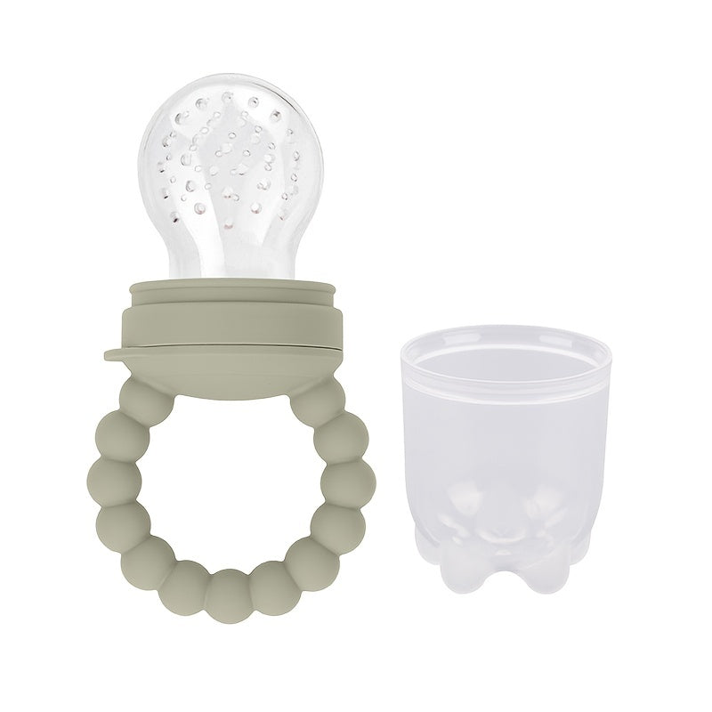 Silicone Pacifier - Fruit & Vegetable Bites for Teething, Supplemental Food, Ideal Christmas & Halloween Gift