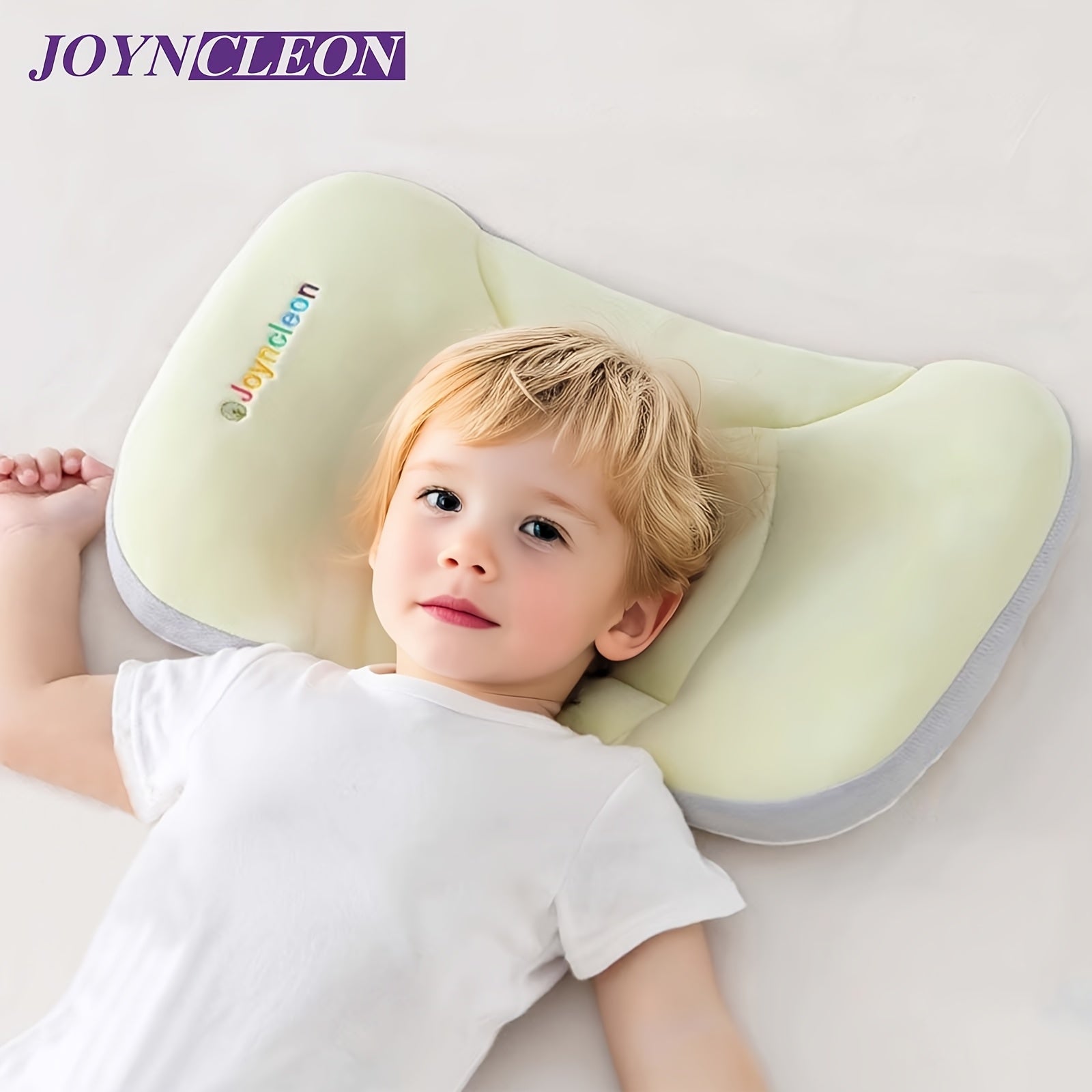 Hypoallergenic Baby Pillow Hypoallergenic Polyester and TPE Filling - Baby Pillow, 30x50cm, Green, Blue, Pink - Perfect for Christmas, Halloween, New Year & Easter Gifts