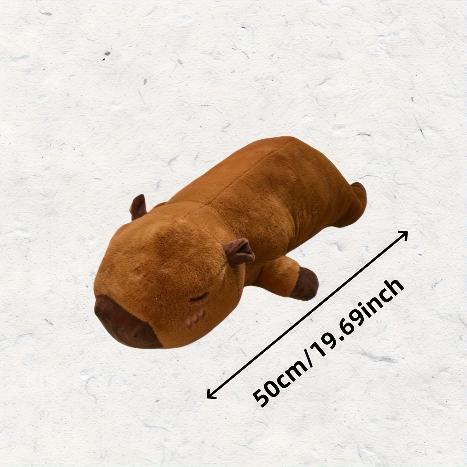 1pc The Capybara Pillow, Toy, Doll, Can Be Lying On The Stomach, The Kids Sleeps On The Bed with A Long Pillow Plush