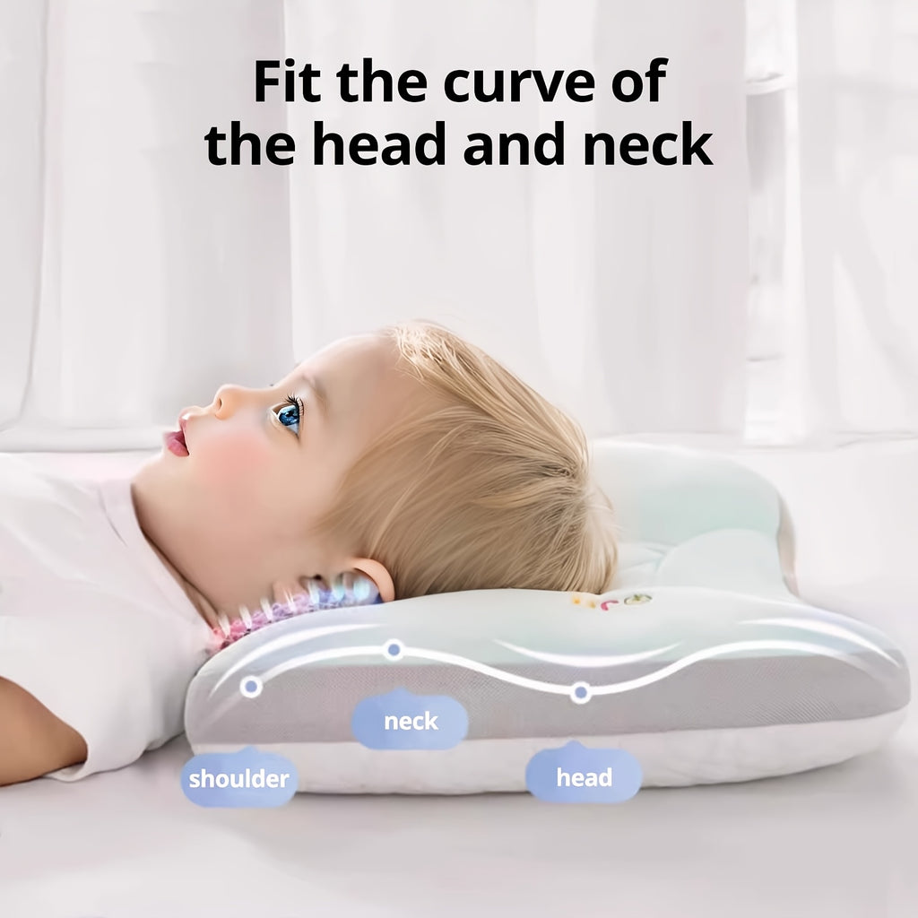 Hypoallergenic Baby Pillow Hypoallergenic Polyester and TPE Filling - Baby Pillow, 30x50cm, Green, Blue, Pink - Perfect for Christmas, Halloween, New Year & Easter Gifts