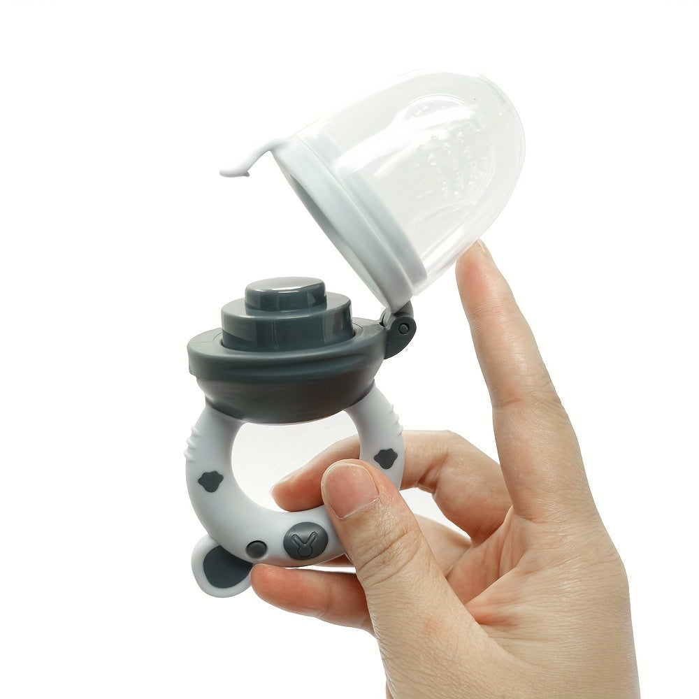 Silicone Fruit And Vegetable Feeding Pacifier for Infants 0-3 Years - Food-Grade with Fresh Feeder And Breastmilk Popsicle Mold Features