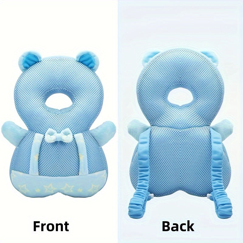 Adjustable Cartoon Animal Plush Toys Cushion - Soft, Soothing Toy Backpack Pillow, Multicolor Polyester - Ideal Holiday Gift