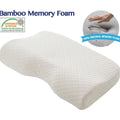 Comfyt Kids Memory Foam Pillow – Contoured Sleep Support, Cooling Cotton Cover, Removable & Washable