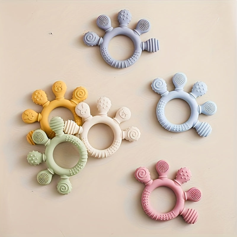 Baby Teething Toys, Baby Teething Gel, Food Grade Teething Gel, BPA Free, Baby Care Rings, Toys, Children's Gifts, Newborn Accessories