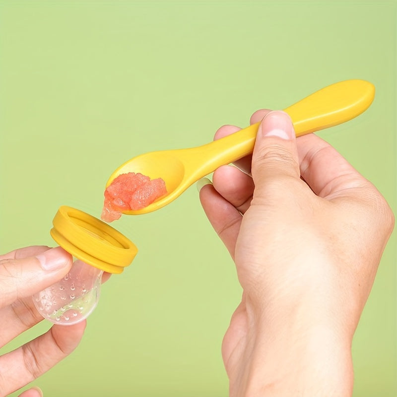 Silicone Pacifier - Fruit & Vegetable Bites for Teething, Supplemental Food, Ideal Christmas & Halloween Gift