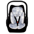 TANOFAR Infant Car Seat Head Support Soft Baby Carseat Head Body Support Elephant Baby Car Seat Insert Cushion for Newborn Boys
